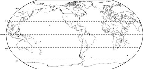 World Map With Equator And Tropics - Maps US and World