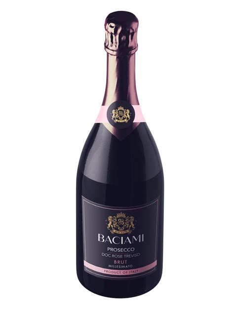 BACIAMI PROSECCO D O C TREVISO ROSE BRUT MILLESIMATO BottleBasket