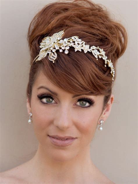 20 Wedding Hairstyles With Headband Ideas - Wohh Wedding