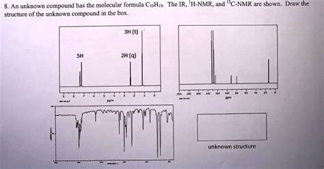 Solved An Unknown Compound Has The Molecular Formula Cohzo The Ir