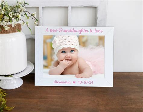 A New Granddaughter to Love Picture Frame New Grandmother - Etsy