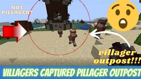 Turning Pillager Outpost Into Villager Outpost Minecraft Pillager