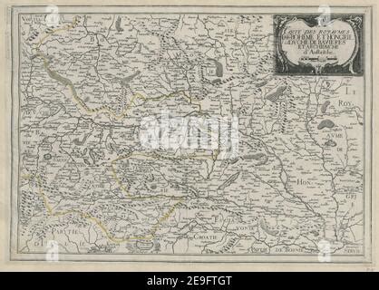 Map Carte du duché de Bourgogne et des comtez en dependans Guillaume