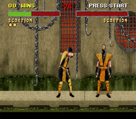 Mortal Kombat Ii Snes Scorpion’s Toasty