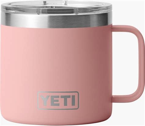 Yeti Sandstone Pink Rambler 14oz Mug Wms Lid Shopstyle