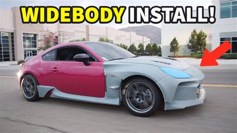 2022 Brz Streethunter Widebody Kit Install Youtube