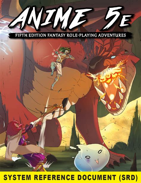 Anime 5e System Reference Document Srd Dyskami Publishing Company