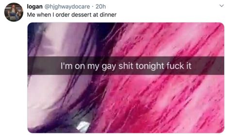 F It Dessert Is Gay Know Your Meme