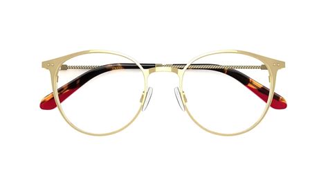 Specsavers Womens Glasses Ellarose Gold Round Metal Stainless Steel