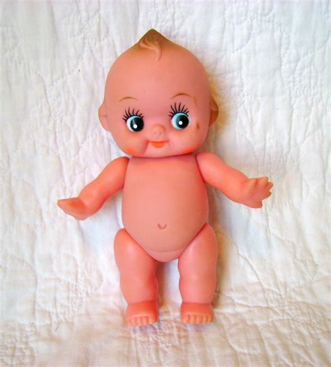 Cupie Kewpie Doll Plastic Flexible 8 Inch