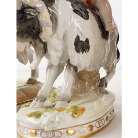 Scheibe Alsbach Kister Porcelain Nude Putti Riding Thuringian Goat
