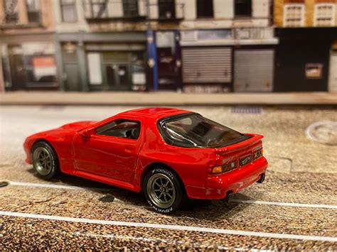 Hot Wheels Scale Red Mazda Rx Fc Coupe Real Rider Swap Etsy