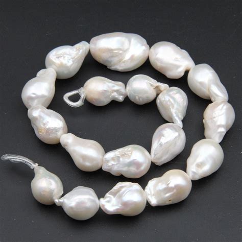 X Mm Aaaa Big Baroque Pearl Beads Cultured Freshwater Etsy