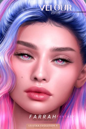 Second Life Marketplace Velour Farrah Fantasy Skin For Evo X Demo