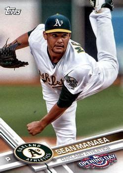 Topps Opening Day Sean Manaea Front In Baseball Cards