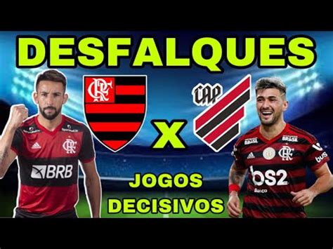 FLAMENGO TERÁ 4 DESFALQUES IMPORTANTES NOS PRÓXIMOS JOGOS YouTube