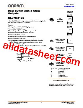 Nl Wz Usg F Datasheet Pdf On Semiconductor