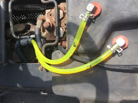 John Deere Fuel Line Replacement