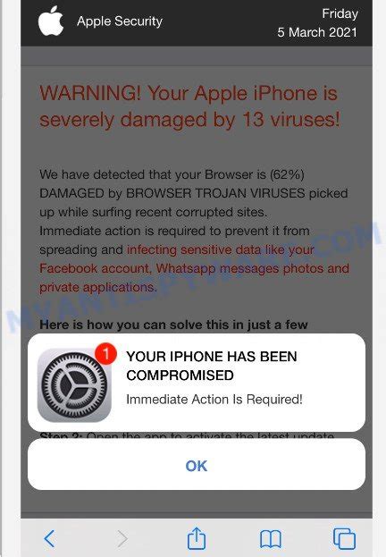 How To Remove Your Iphone Has Been Compromised Pop Up Scam Virus