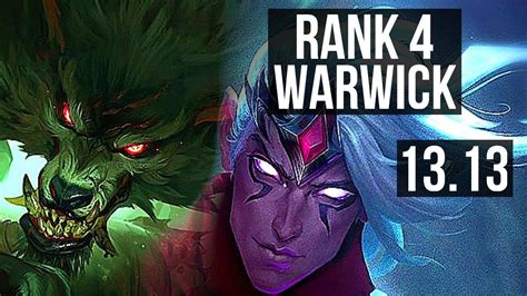 WARWICK Vs VARUS TOP Rank 4 Warwick 9 Solo Kills 9 1 0 Legendary