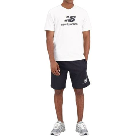 Camiseta Masculina New Balance MC Essential Branca MT31541 Estrela