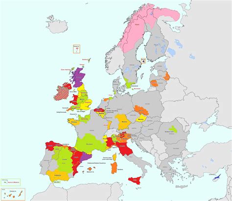 Activity Of Separatist Movements In The Eu X Details In The