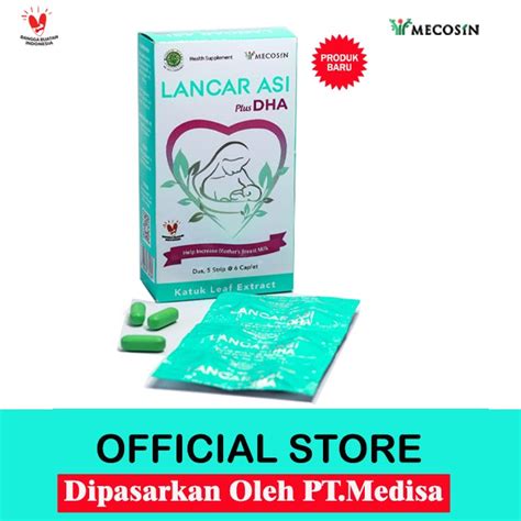 Jual Lancar ASI Plus DHA 1 Box Isi 5 Strip 30 Kaplet Pelancar ASI