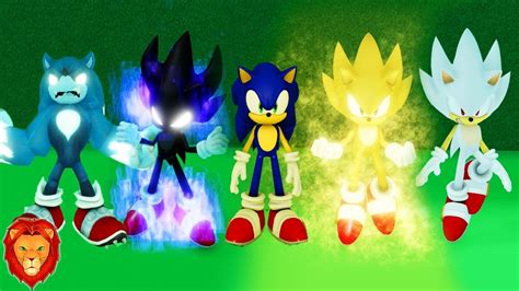 Como Transformarse En Todas Las Transformaciones De Sonic La Pelicula En Roblox Sonic Leon