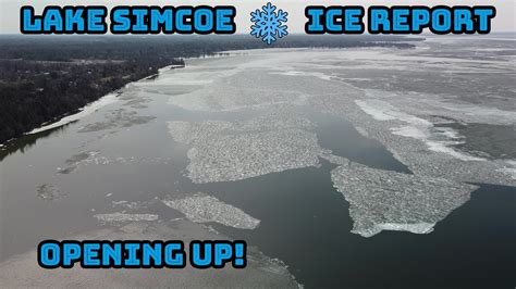 Lake Simcoe Ice Report April Youtube