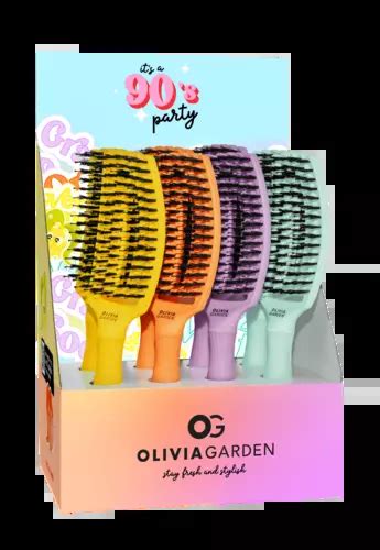 Olivia Garden Fingerbrush Combo Nineties Display