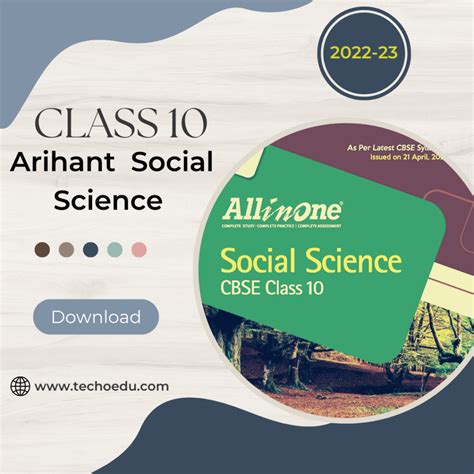 Class 10 Social Science Arihant All In One Free PDF Dowload CBSE