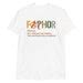 Fathor Shirt Noun Like A Dad Just Way Mightier Funny Dad Shirt