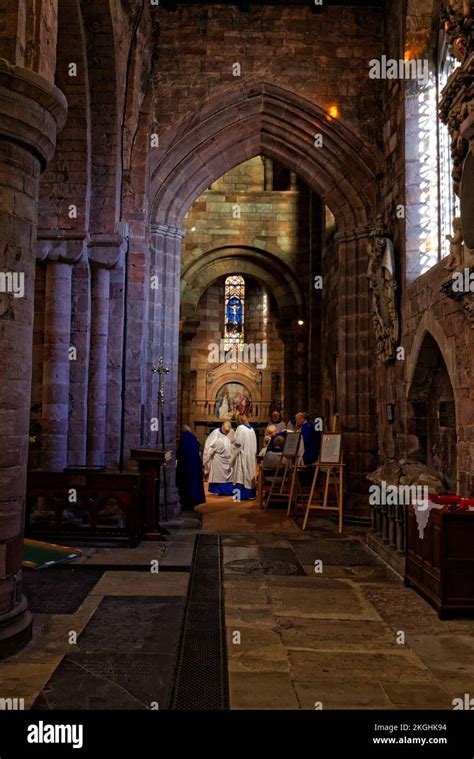 Cathedral Interior Architecture Stock Photo - Alamy