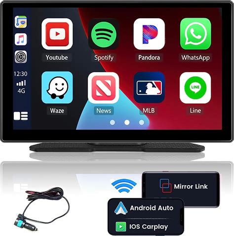 Hikity Autoradio Portatile Con Wireless Carplay Android Auto Pollici