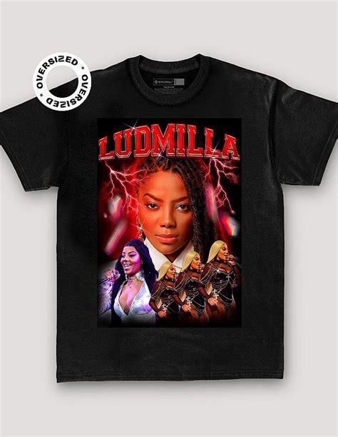 Camiseta Oversized Ludmilla Sensorial Camisetas Exclusivas Compre