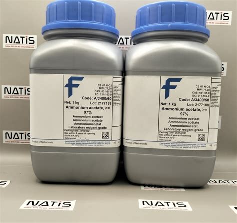 Hóa chất Ammonium Acetate Extra Pure SLR Crystals Fisher Chemical