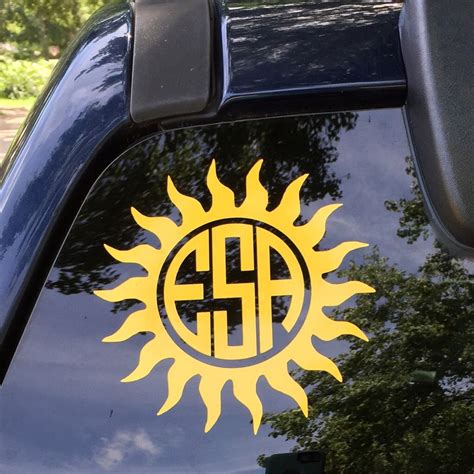 car monogram vinyl monogram car monogram monogramed gifts