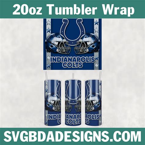 Indianapolis Colts Oz Skinny Tumbler Wrap Colts Football Tumbler Wrap