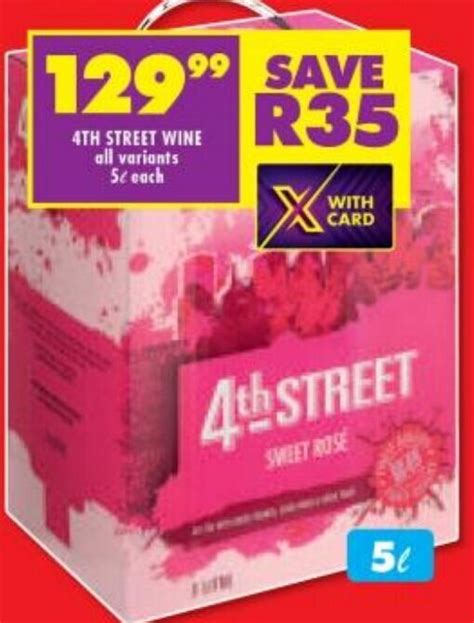 Th Street Wine L Offer At Shoprite Liquor