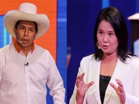 Castillo gana por casi el doble a Fujimori en Perú según sondeo