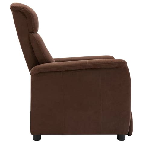 Home Fauteuil Inclinable Marron Similicuir Daim 3 LesTendances Fr