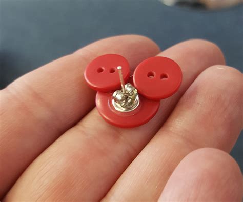 Easy DIY Mickey Button Earrings! - Take Time To Create