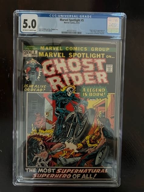 Marvel Spotlight 5 CGC 5 0 1st Ghost Rider Johnny Blaze