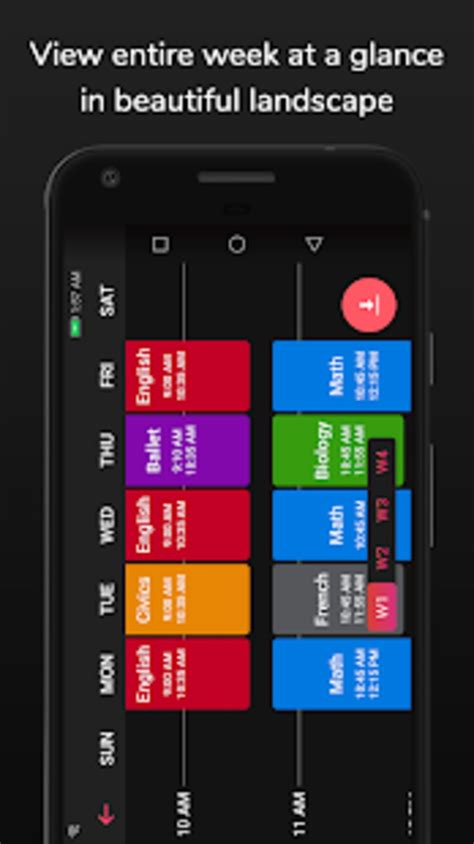 School Timetable - Class University Plan Schedule APK for Android ...