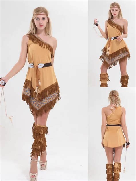 Free Pp Girl Indian Pocahontas Costume Indian Princess Pocahontas Fancy Dress Halloween Costume