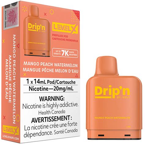 Dripn Level X Mango Peach Watermelon Just Vape It Toronto