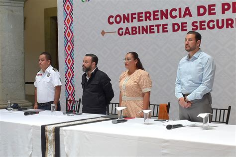 REPORTA MESA DE SEGURIDAD AVANCES Y RESULTADOS EN LA MATERIA