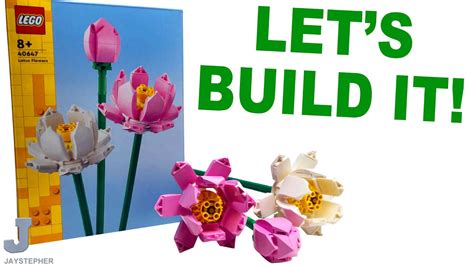 Lego Lotus Flowers Complete Build Review Youtube