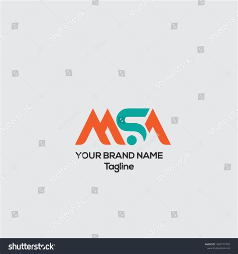 Msa Vector Logo Design Msa Creative Stock Vector (Royalty Free ...