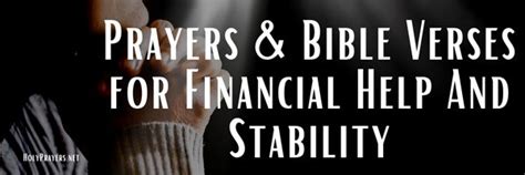 25 Holy Prayers Bible Verses For Financial Help And Stability Holy